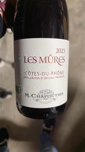 Thung lũng Rhône Côtes-du-rhône M. Chapoutier Les Mûres 2023