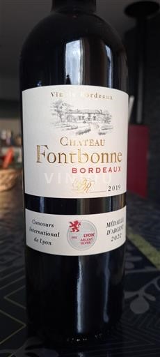 Bordeaux Château Fontbonne 2019