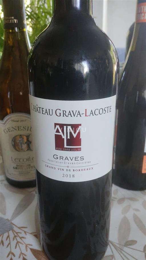 Bordéus Graves Château Grava-Lacoste 2018