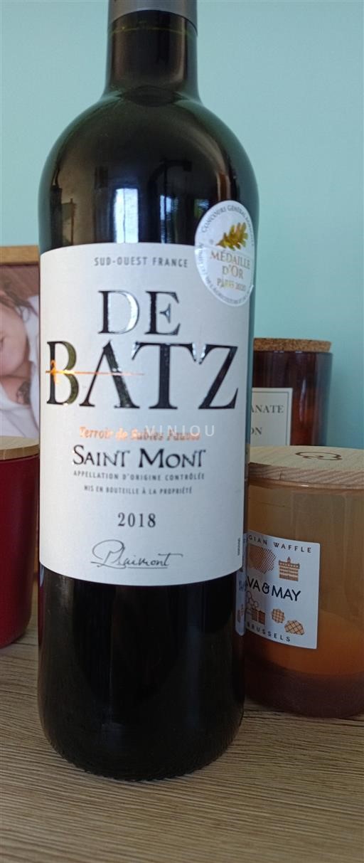 Sud-Ovest Saint-Mont Plaimont Terroir de Sables Fauves 2018