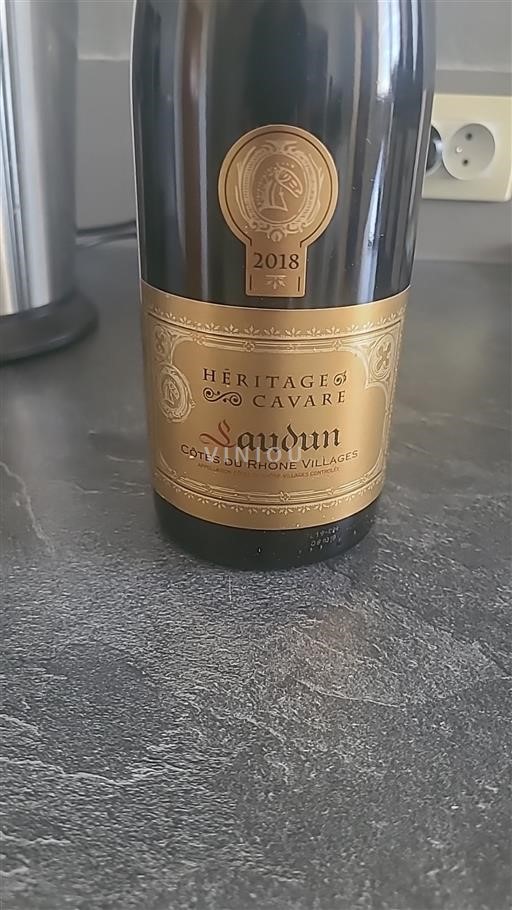 Rona dolina Ni doloceno Héritage Cavare Laudun 2018