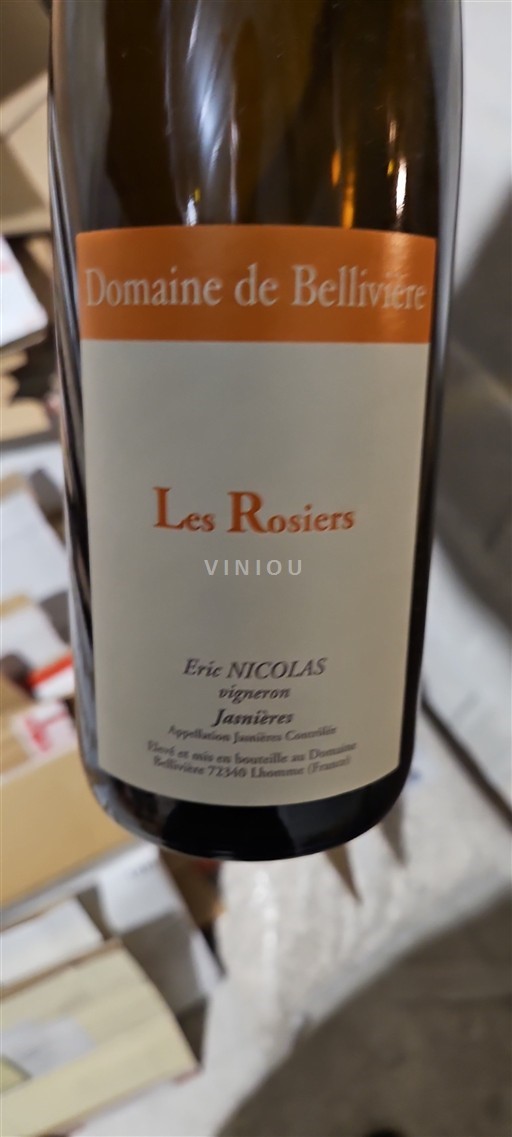 Loiretal Jasnières Domaine Bellivière Les Rosiers 2007