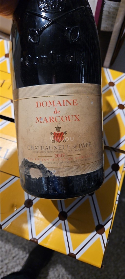 Rhône Valley Châteauneuf-du-Pape Domaine Marcoux 2007