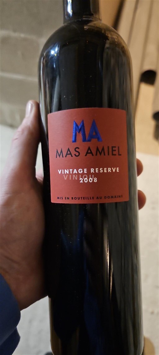 Roussillon Maury Mas Amiel Vintage Réserve 2008