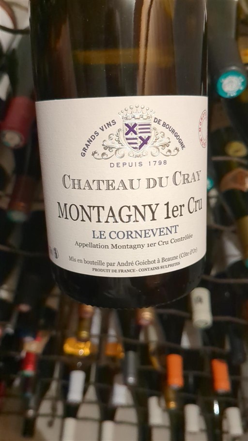 Burgundi Montagny Premier Cru Château Cray Le Cornevent 2022