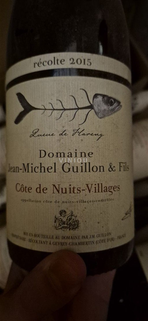 Burgundi Côte de Nuits -kylät Domaine Jean-Michel Guillon & Fils Queue de Hareng 2015