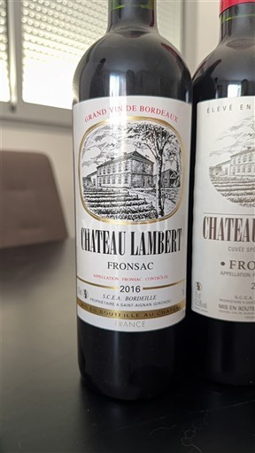 Bordeaux Fronsac Château Lambert 2016