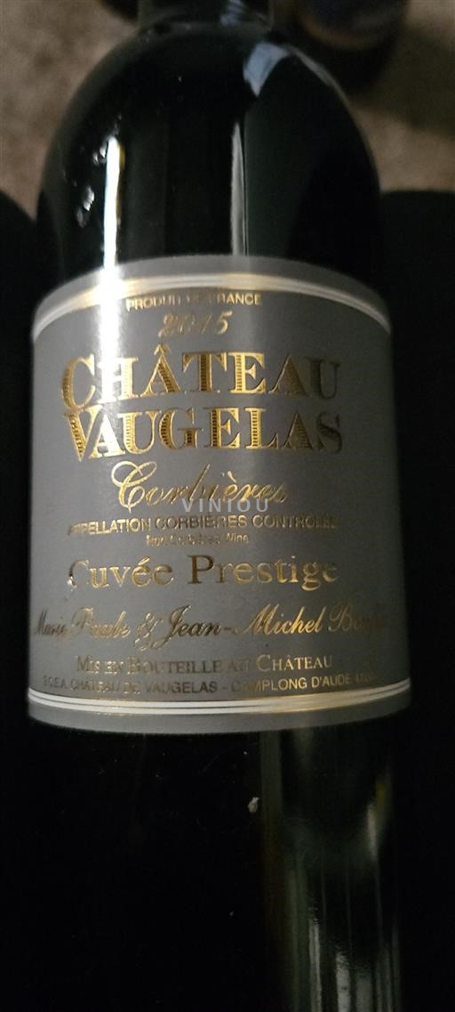 Languedoc Corbières Château Vaugelas Prestige 2015