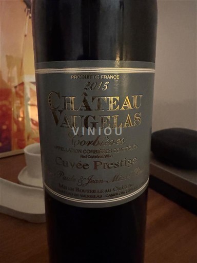 Languedoc Corbières Château Vaugelas Prestige 2015