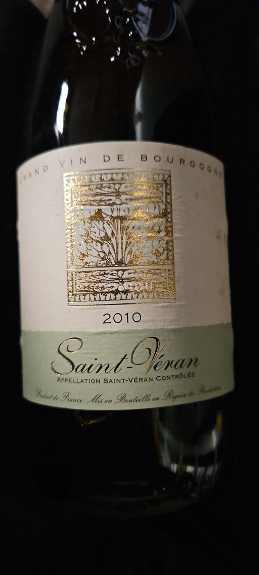 Vin Blanc sec Château 2010 France Bourgogne Saint-Véran AOC
