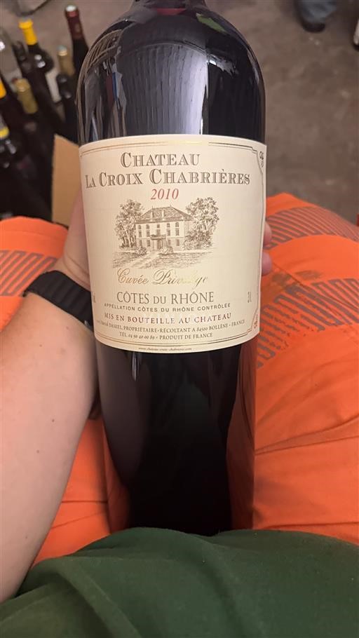 Rhône Valley Côtes-du-Rhône Château La Croix Chabrières Privilège 2010