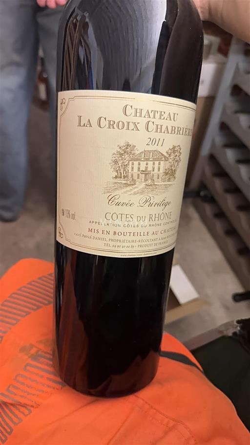 Rhône Valley Côtes-du-Rhône Château La Croix Chabrière Privilège 2011