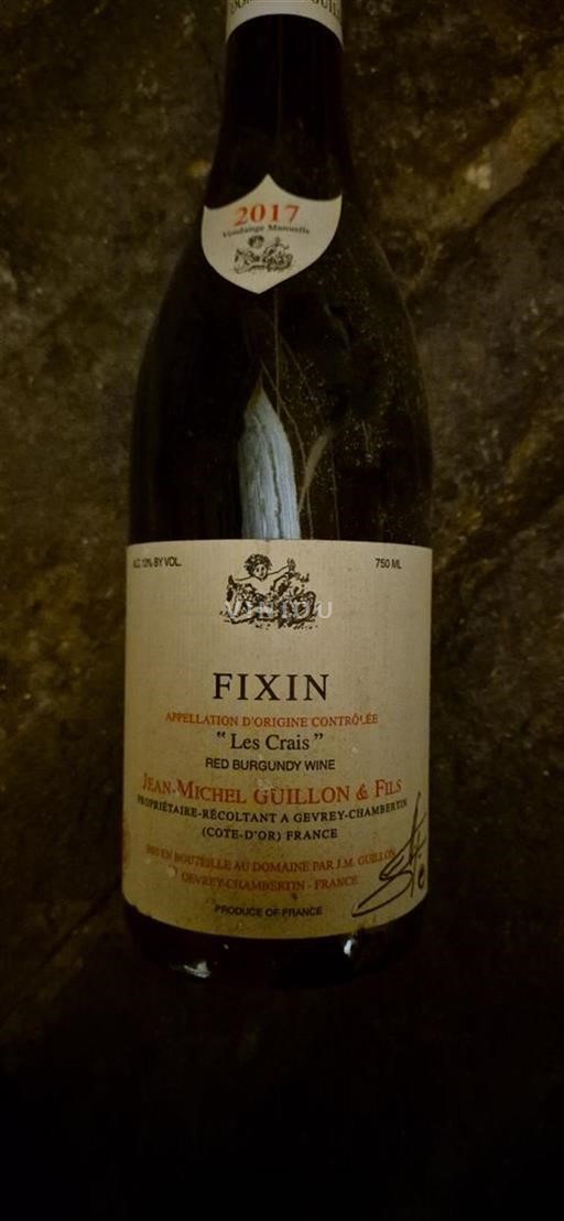 Burgund Fixin Jean-Michel Guillon & Fils Les Craix 2017