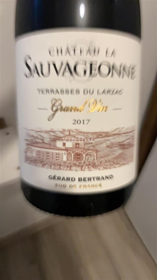 Languedoc Terrasses del Larzac Château La Sauvageonne Grand Vin 2017