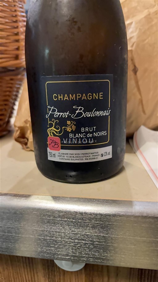 Champagne Perrot-Boulonnais Blanc de Noirs Non-Vintage