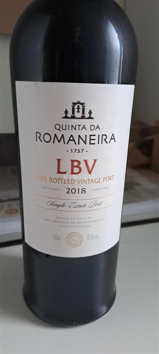 Portogallo Porto Quinta da Romaneira LBV 2018