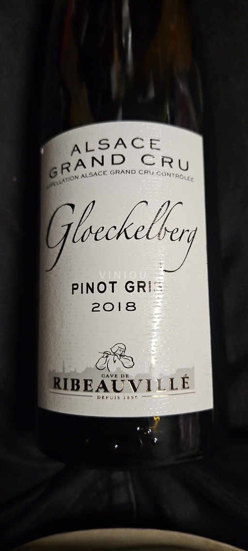 Alsacia No especificado Grand Cru Cave de Ribeauvillé Gloeckelberg 2018