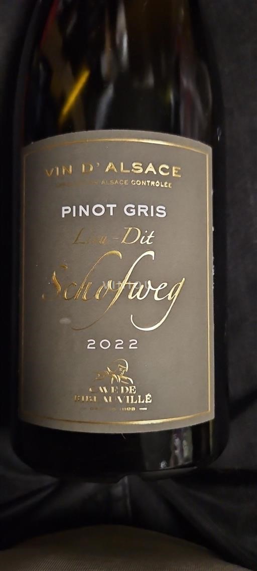 Alsace Grand Cru Cave de Ribeauvillé Lieu-Dit Schofweg 2022