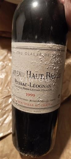 Bordeaux Pessac-Léognan Grand Cru Château Haut-Bailly 1999