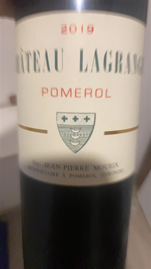 Bordeaux Pomerol Château Lagrange 2019