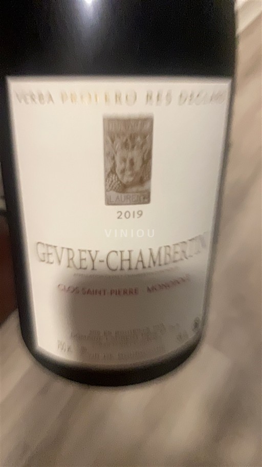 Burgundi Gevrey-Chambertin Clos Saint Pierre 2019