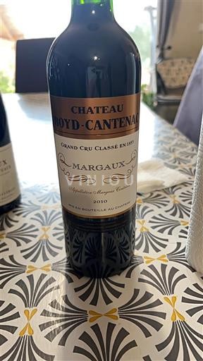 Bordeaux Margaux Grand Cru Château Boyd-Cantenac 2010