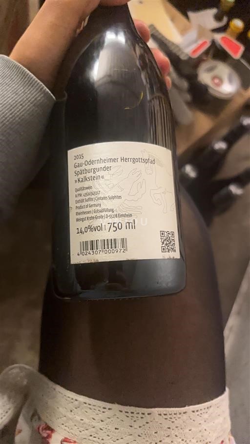 Rheinhessen Weingut Krebs-Grode Kalkstein 2015