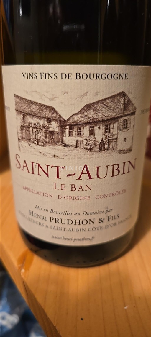Bourgondië Saint-Aubin Henri Prudhon & Fils Le Ban 2019