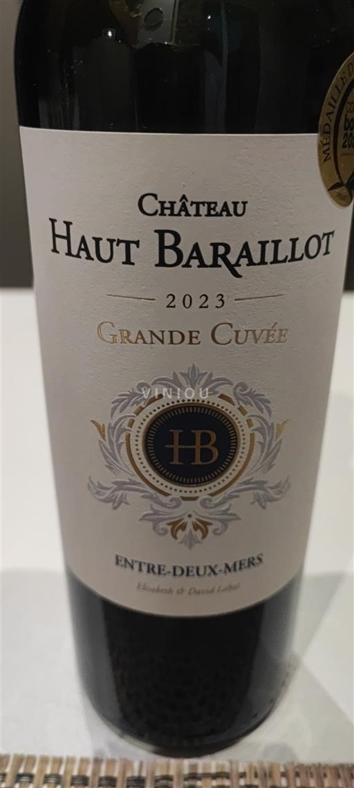 Bordeaux Entre-deux-mers Château Haut Baraillot Grande 2023