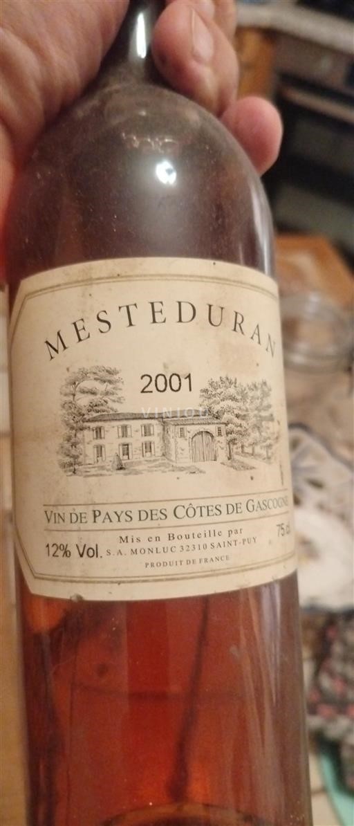 Zuidwest-Frankrijk Côtes de Gascogne Mesté Duran 2001