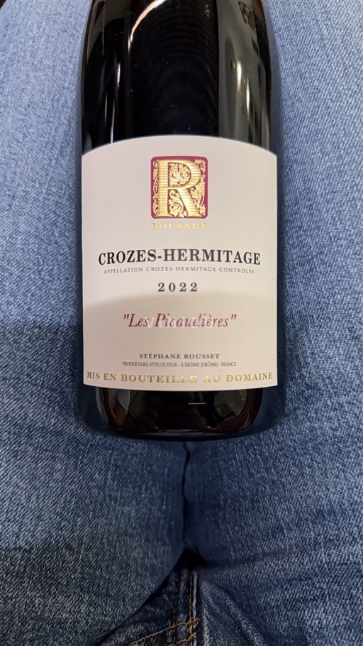 Rhônetal Crozes-Hermitage Stéphane Rousset Les Picaudières 2022