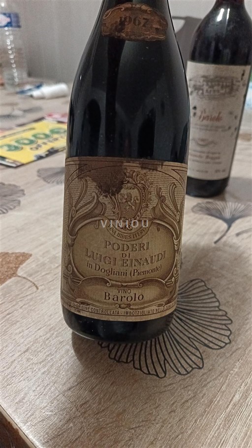 Piemont Barolo Poderi Luigi Einaudi 1967