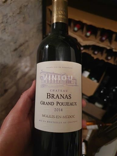 Bordeaux Moulis-en-Médoc Château Branas Grand Poujeaux 2014