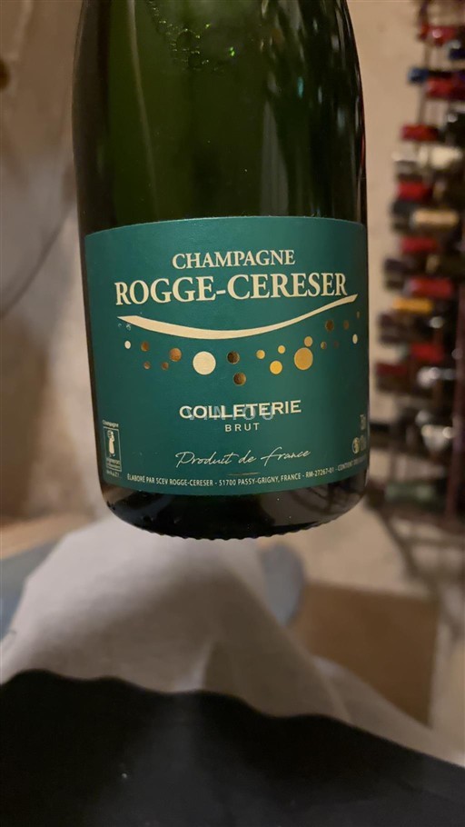Vin Effervescent Blanc brut Colleterie Rogge-Cereser Non millésimé France Champagne AOC methode_traditionnelle