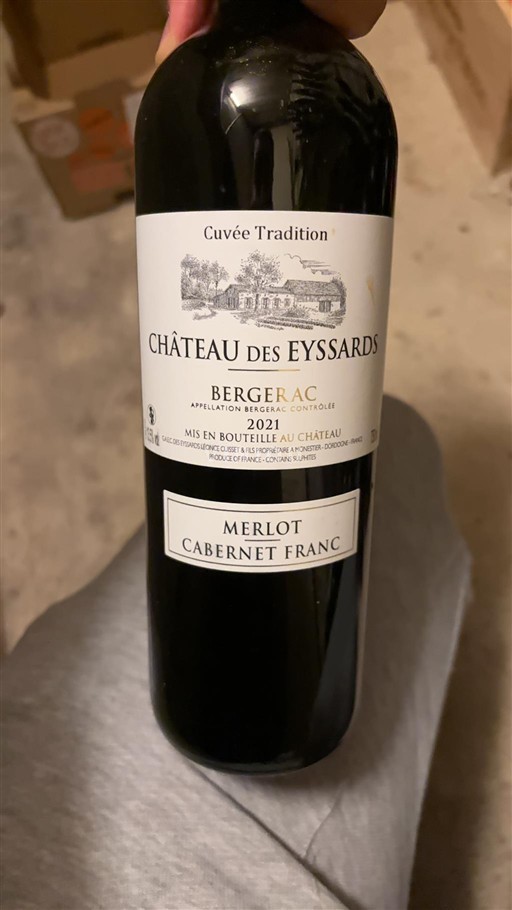 Sydvestfrankrig Bergerac Château Des Eyssards Tradition 2021