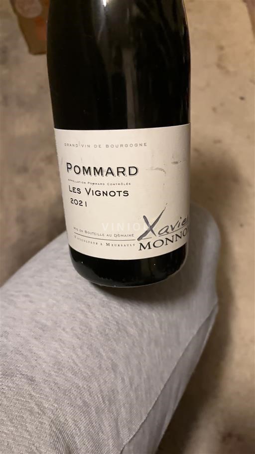 Burgundi Pommard Xavier Monnot Les Vignots 2021