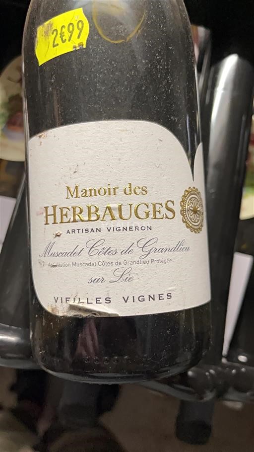 Loire Valley Muscadet-Côtes-de-Grand-Lieu Manoir des Herbauges Vieilles Vignes 2015
