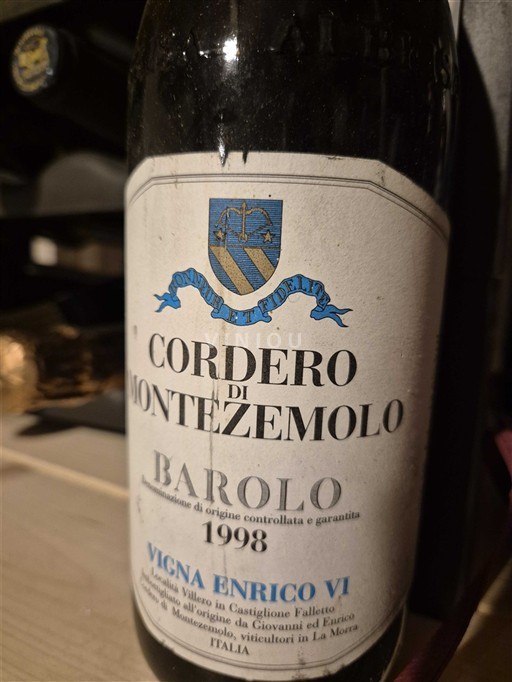 Piemont Barolo Cordero di Montezemolo Vigna Enrico VI 1998