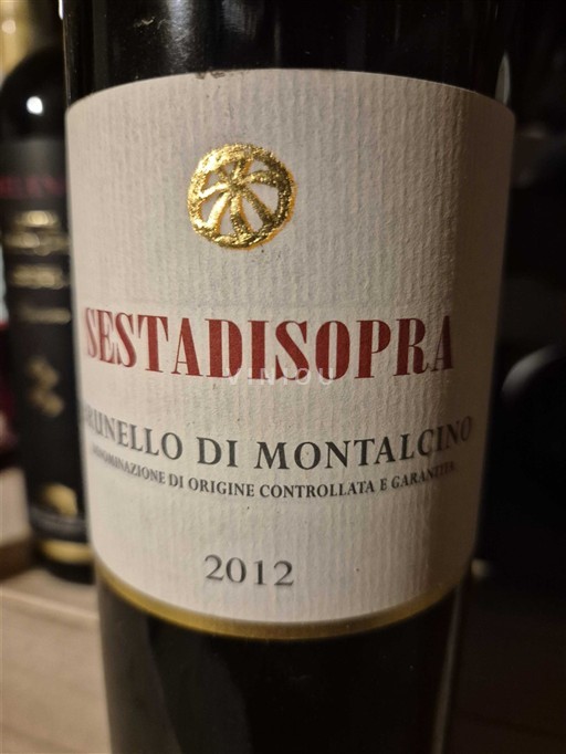 Tuscan Wines Brunello di Montalcino Sesta di Sopra 2012