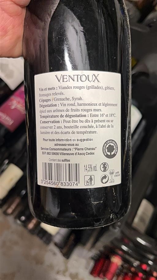 Valle del Rodano Ventoux Pierre Charau 2019