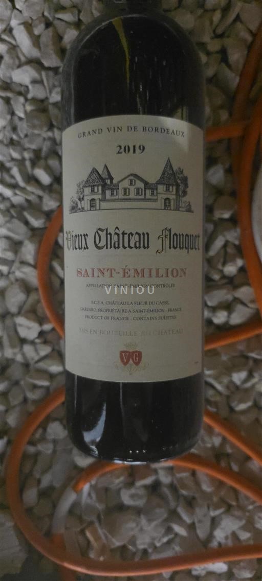 Bordeaux Saint-Émilion Château Vieux Flouquet 2019
