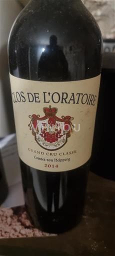 Bordeaux Saint-Émilion Grand Cru Grand Cru Clos de l'Oratoire 2014