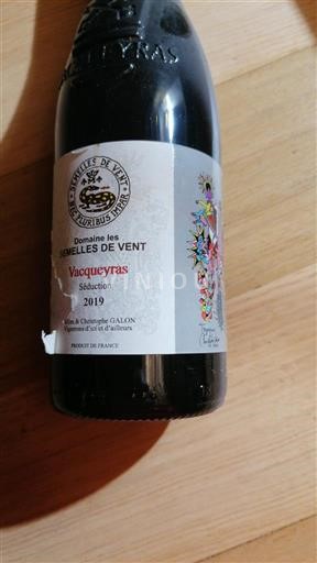 Rhônen laakso Vacqueyras Domaine Les Semelles de Vent Séduction 2019