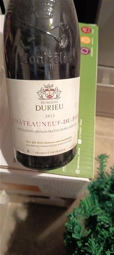 Lugina e Ronës Châteauneuf-du-Pape Domaine Durieu 2013