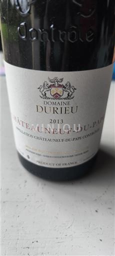Рона долина Шатонеф-дю-Пап Domaine Durieu 2013