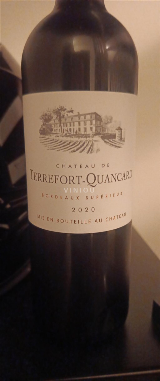 Bordeaux Bordeaux Supérieur Château Terrefort-Quancard 2020