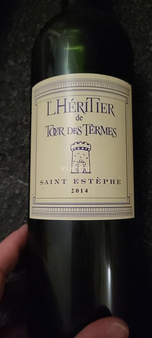Bordeaux Saint-Estèphe Tour des Termes L'Héritier 2014
