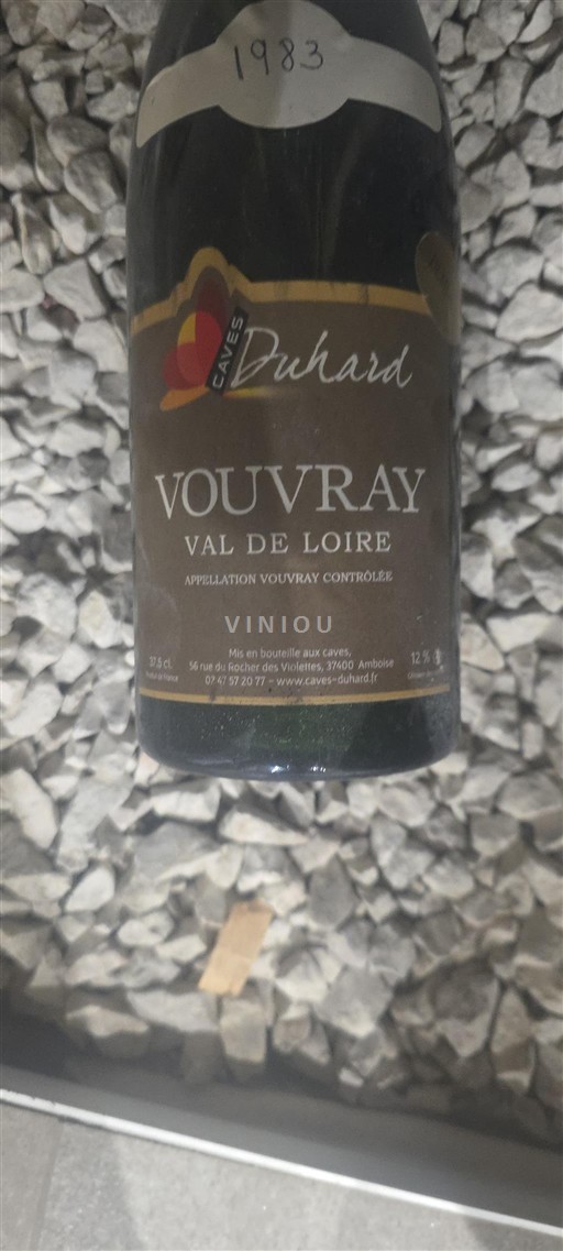 Loirevallei Vouvray Caves Duhard 1983