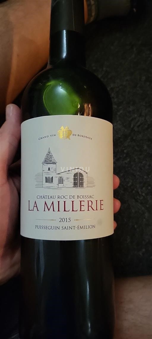 Bordeaux Puisseguin-Saint-Émilion Château Roc de Boissac La Millerie 2015