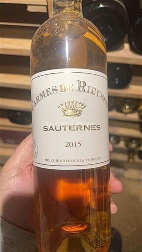 Bordeaux Sauternes Carmes de Rieussec 2015